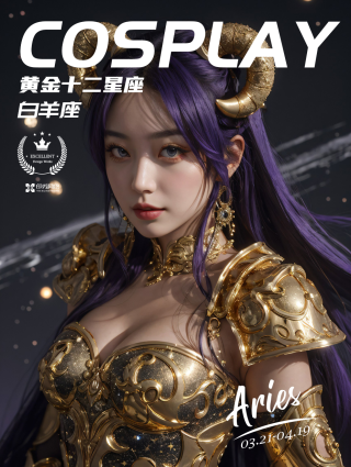 黄金圣斗士白羊座美女版